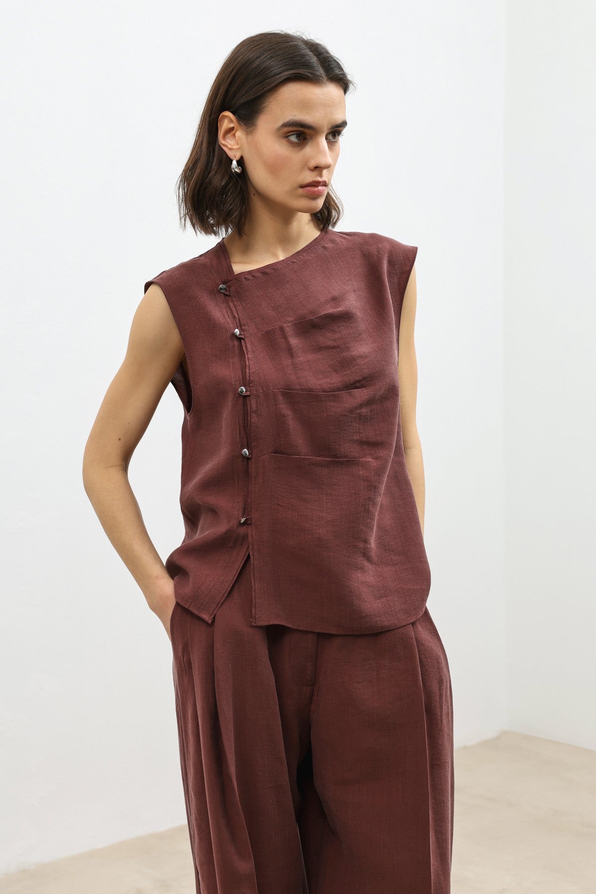 Antioch Women's Button-Down Top with Lyocell Blend
