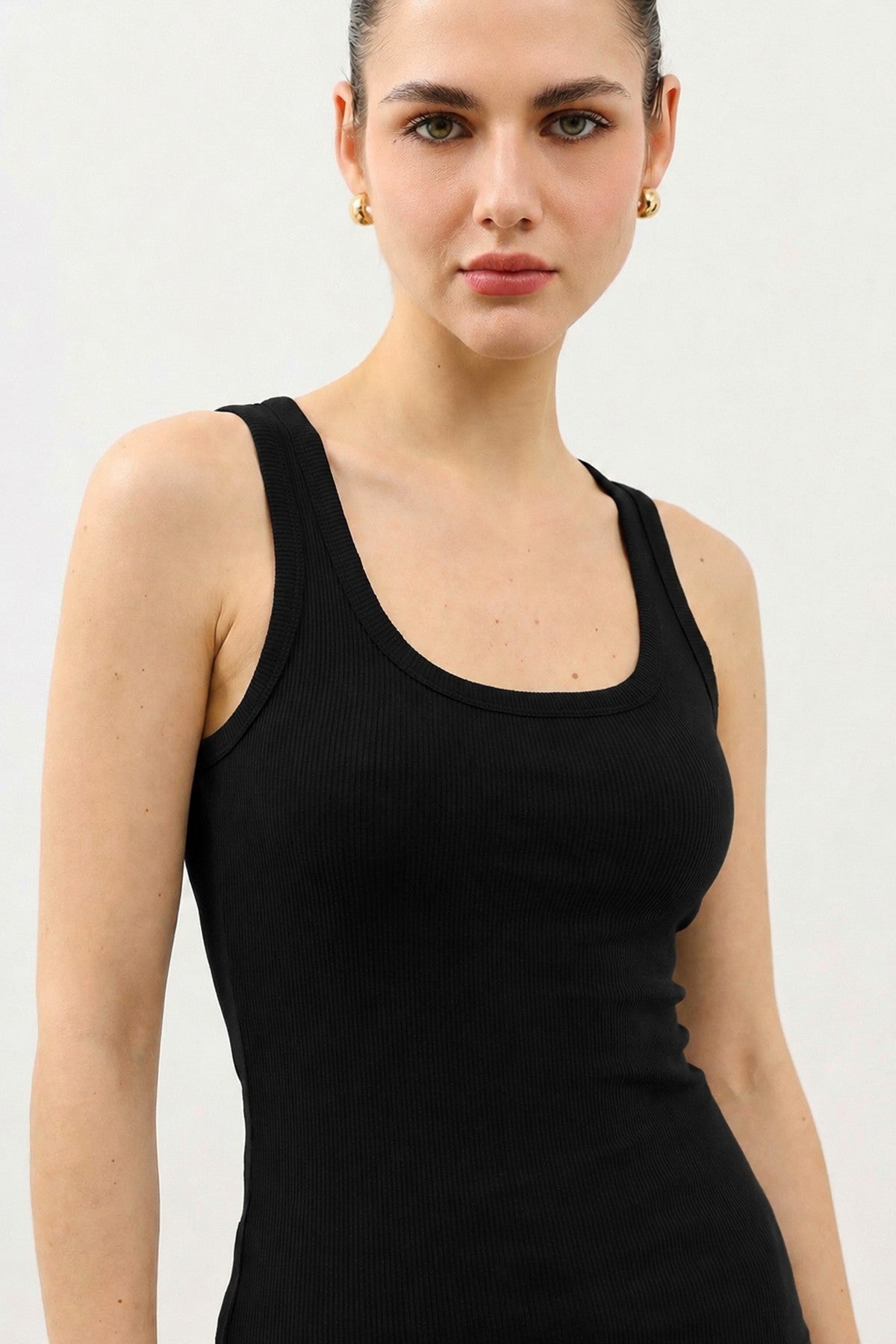 Antioch Women's Tank Top with Straps and Ribbed Hem
