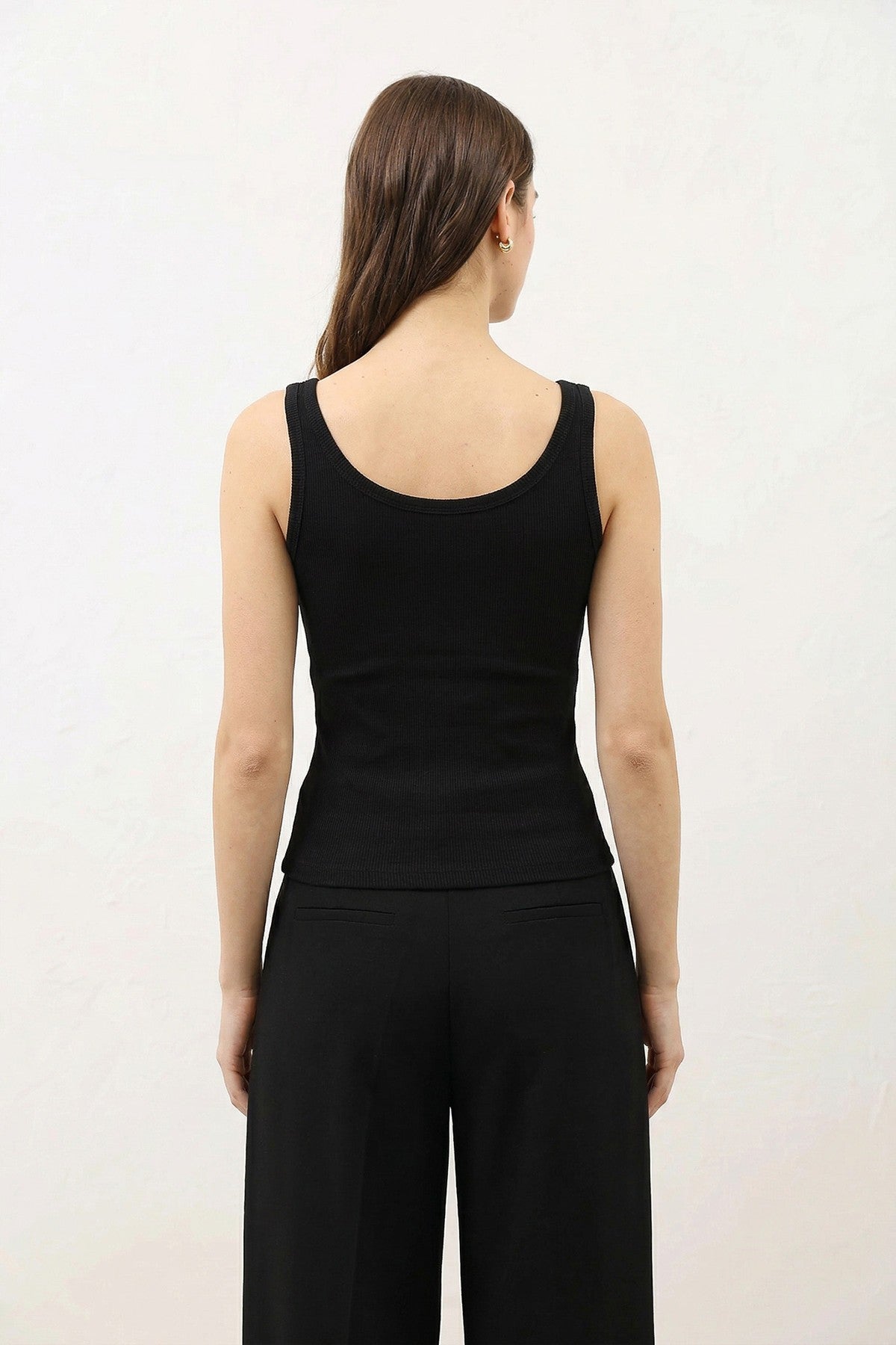 Antioch Women's T-Shirt with Button Detail
