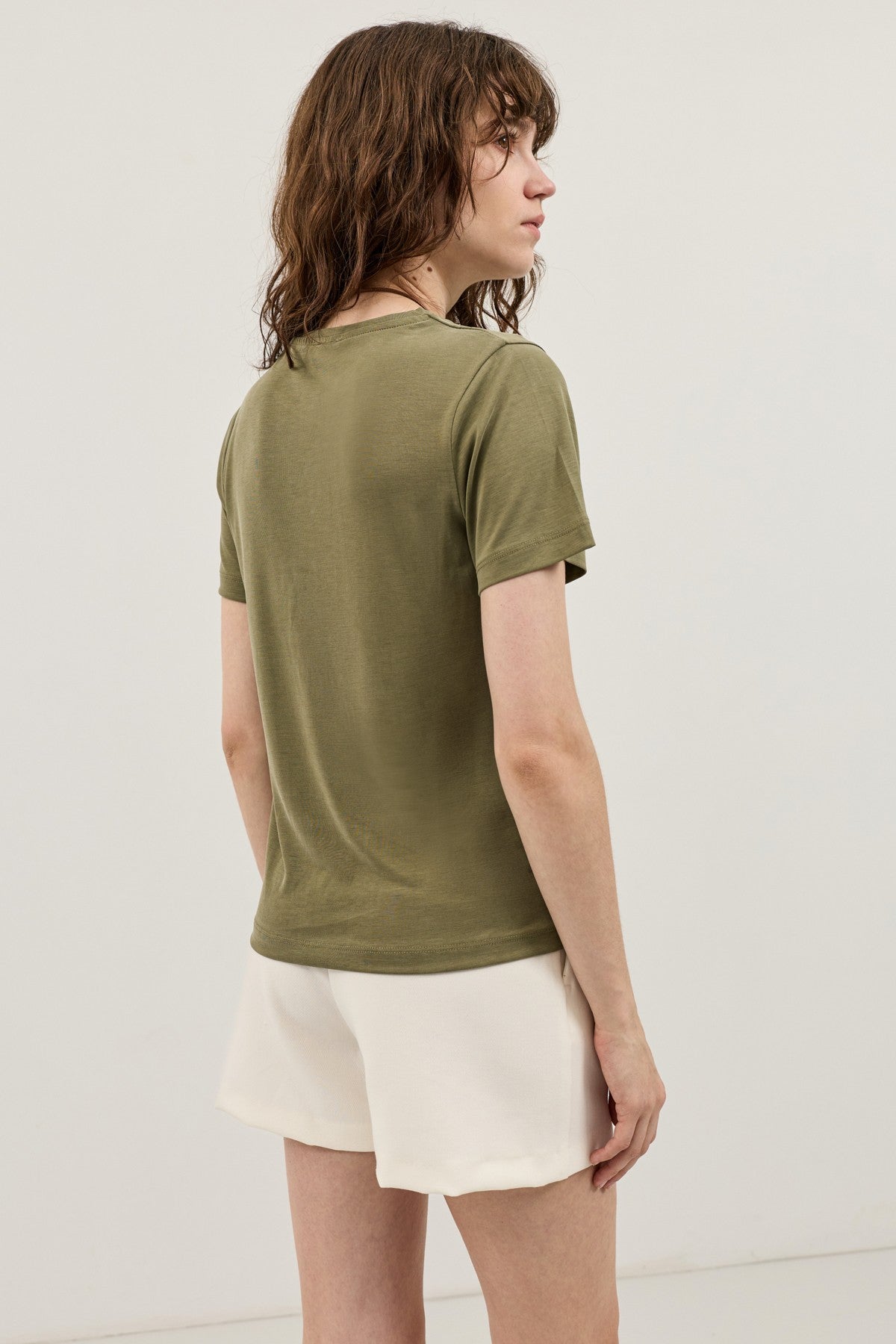 T-Shirt with Modal Blend