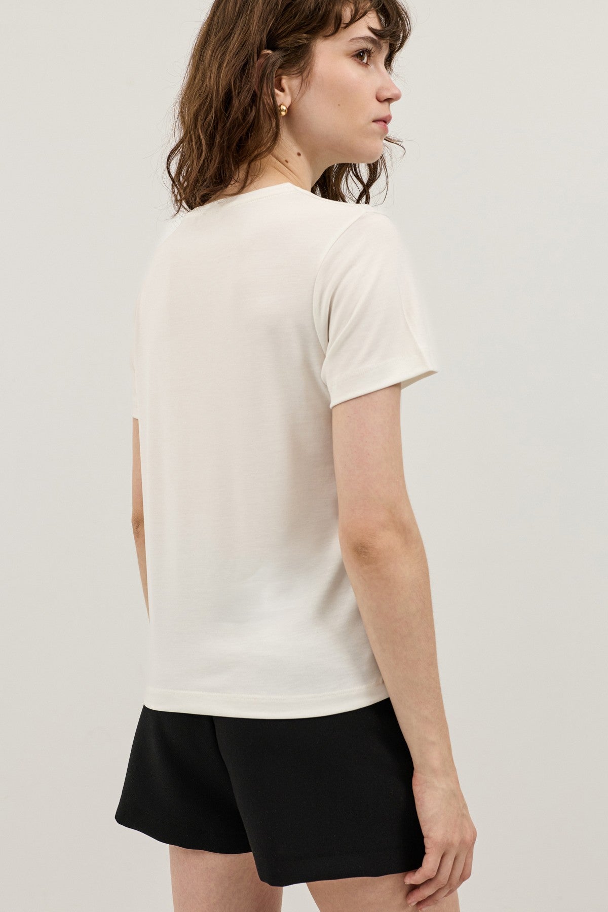 T-Shirt with Modal Blend