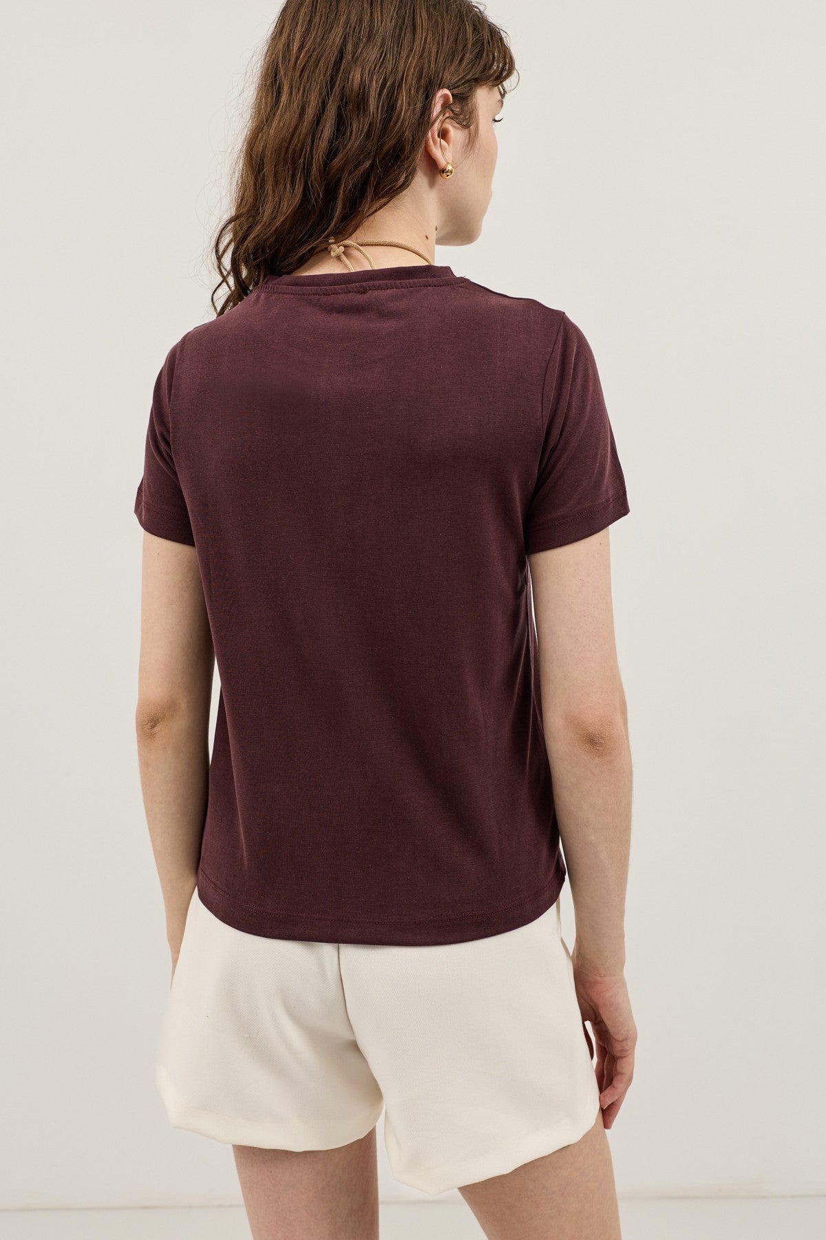 T-Shirt with Modal Blend