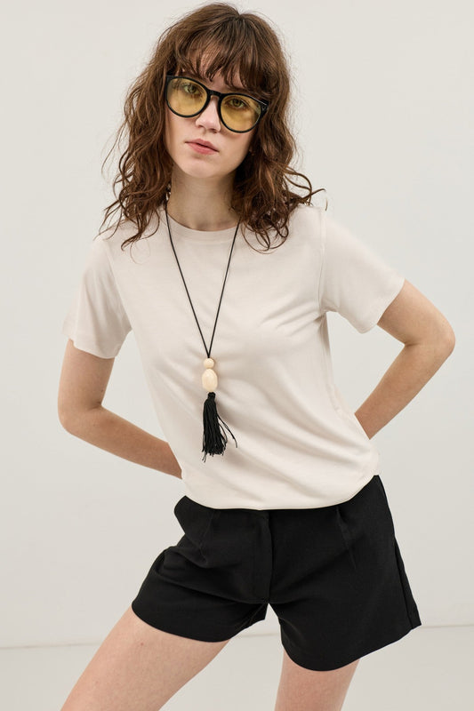 T-Shirt with Modal Blend