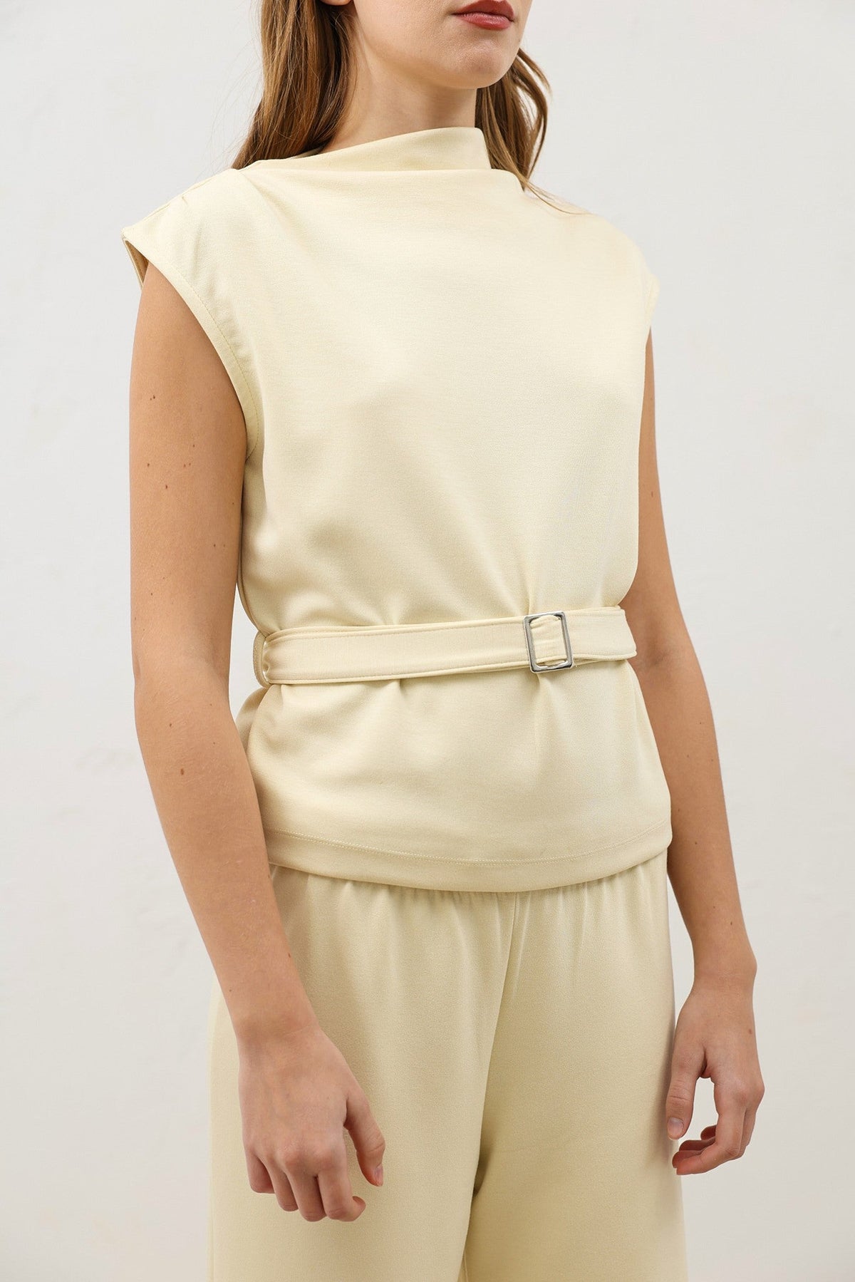 Women's Belted Suit Set
