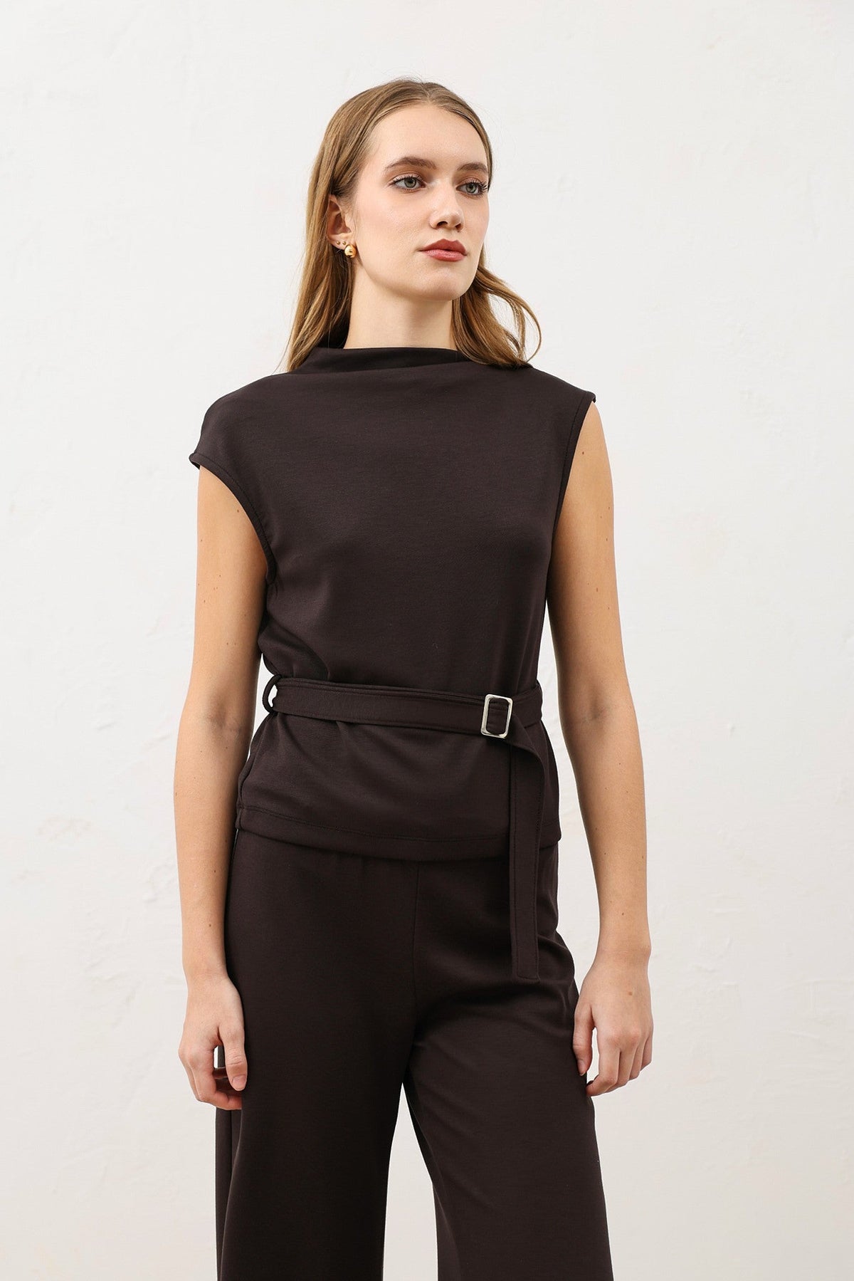 Women's Belted Suit Set