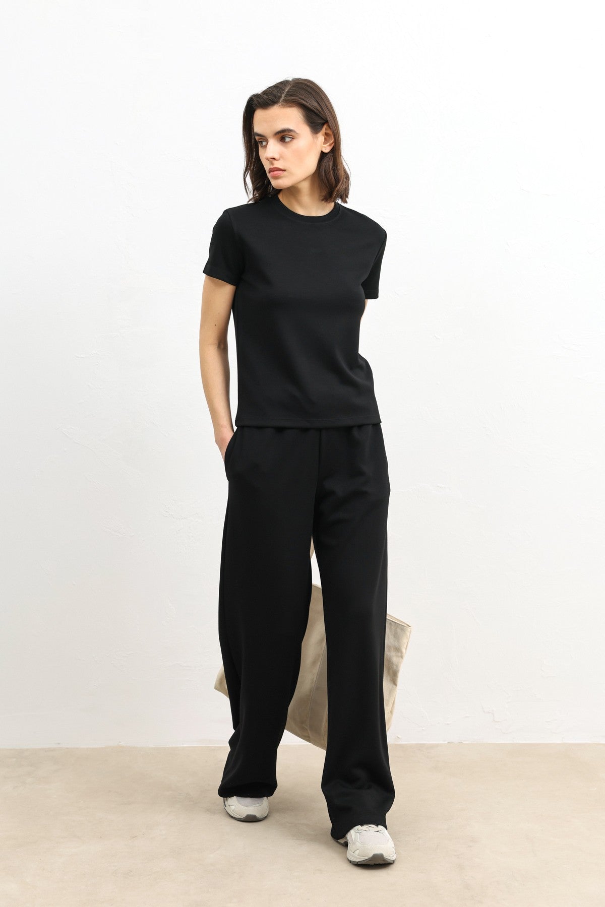Antioch Women's Draped Sweatsuit Set