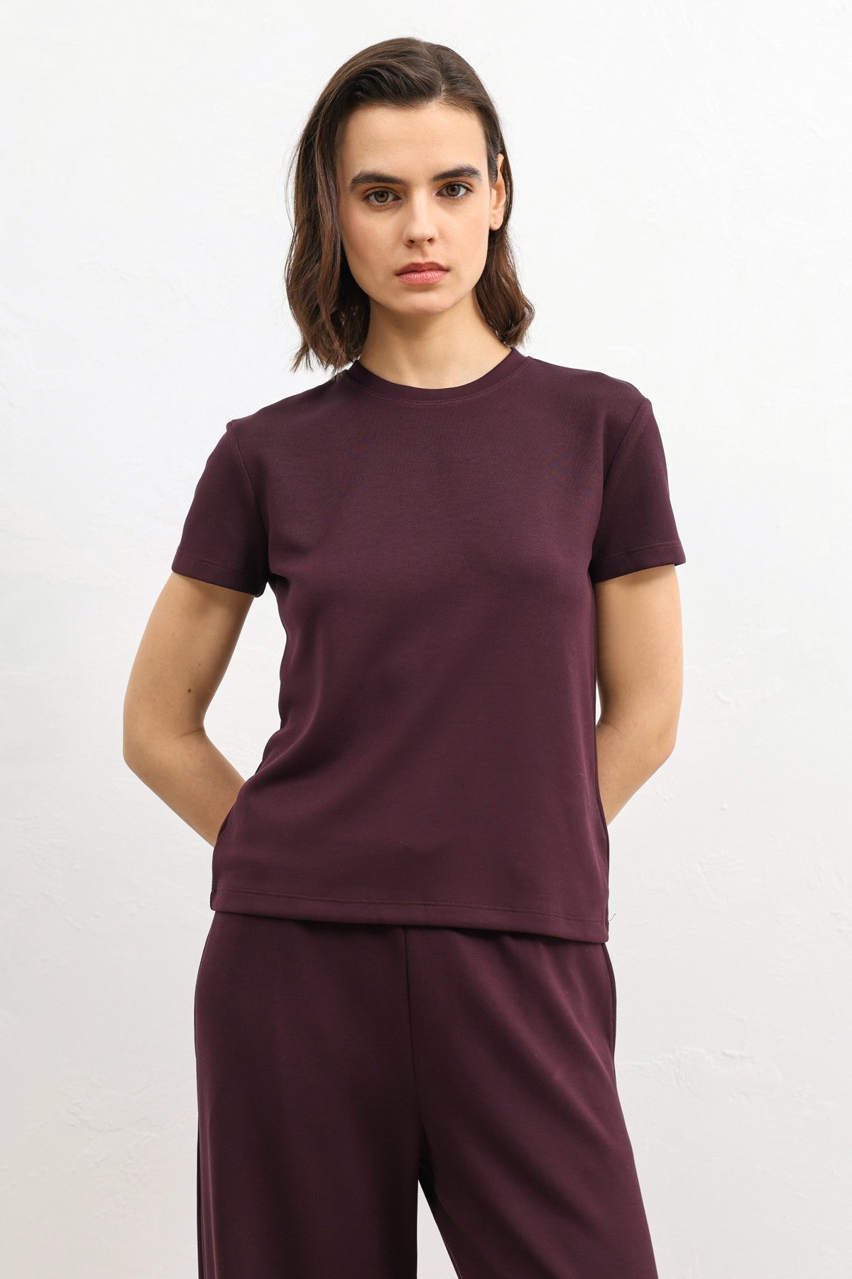 Antioch Women's Draped Sweatsuit Set