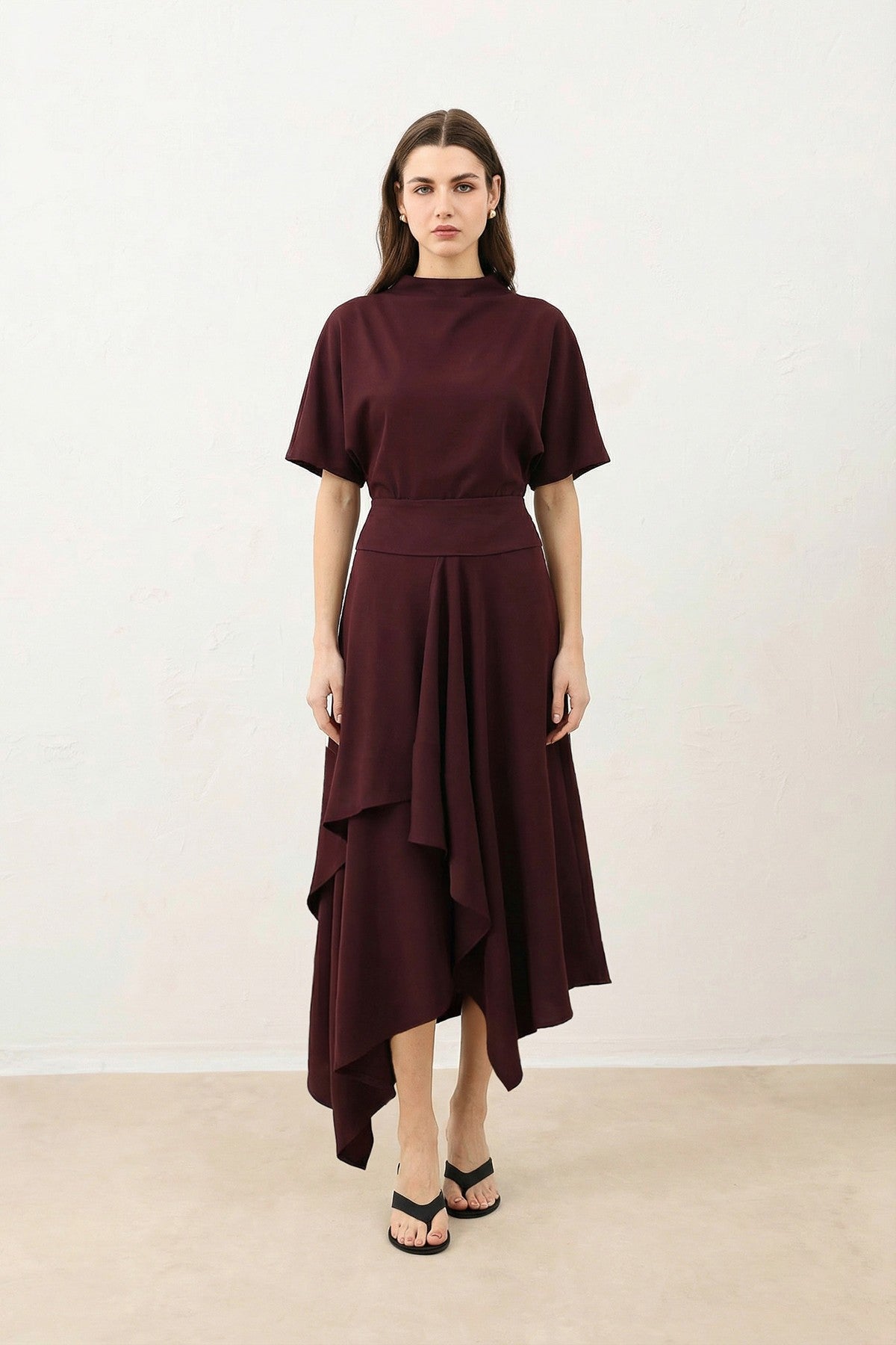 Antioch Voluminous Skirt and Blouse Women's Set