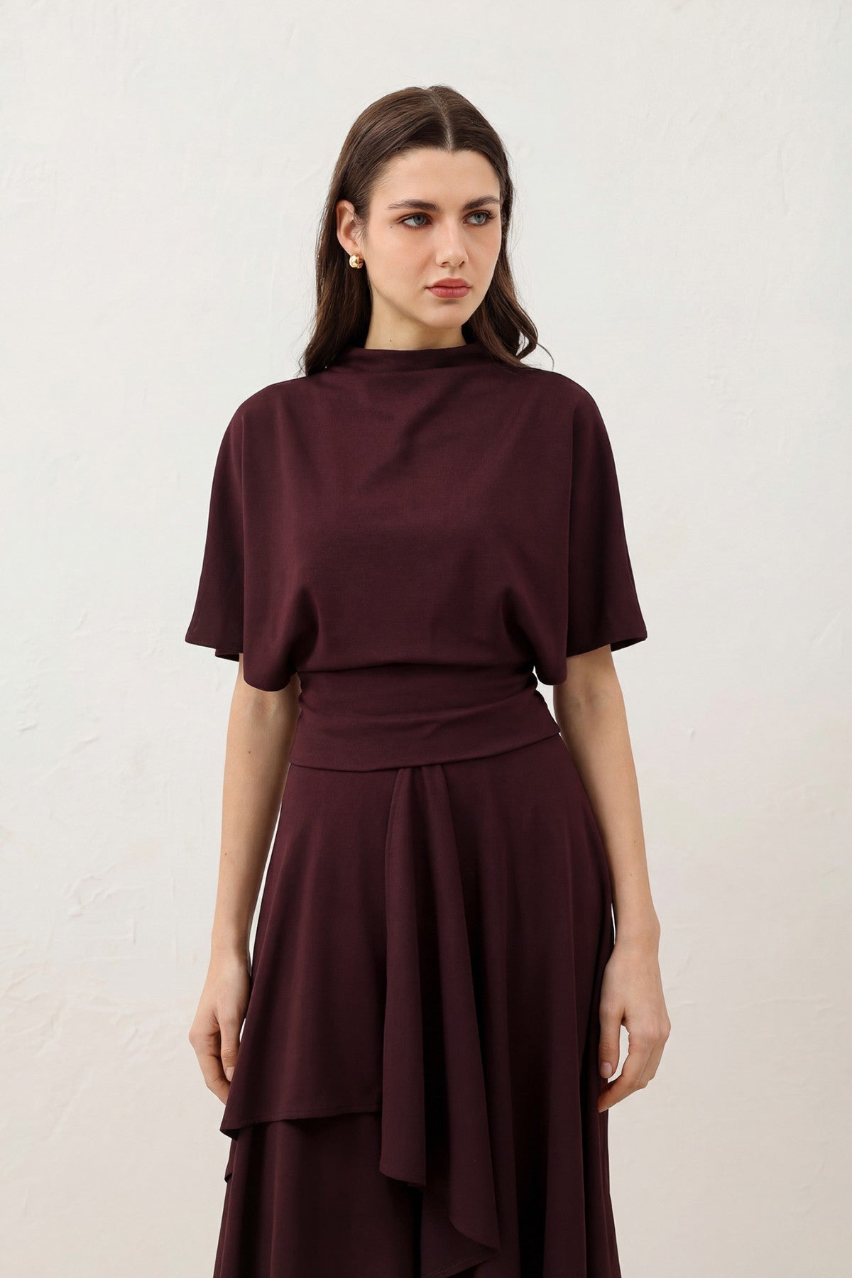 Antioch Voluminous Skirt and Blouse Women's Set