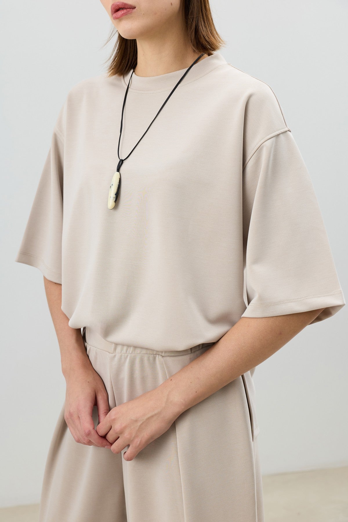 Antioch Modal-Blend T-Shirt and Pants Set for Women