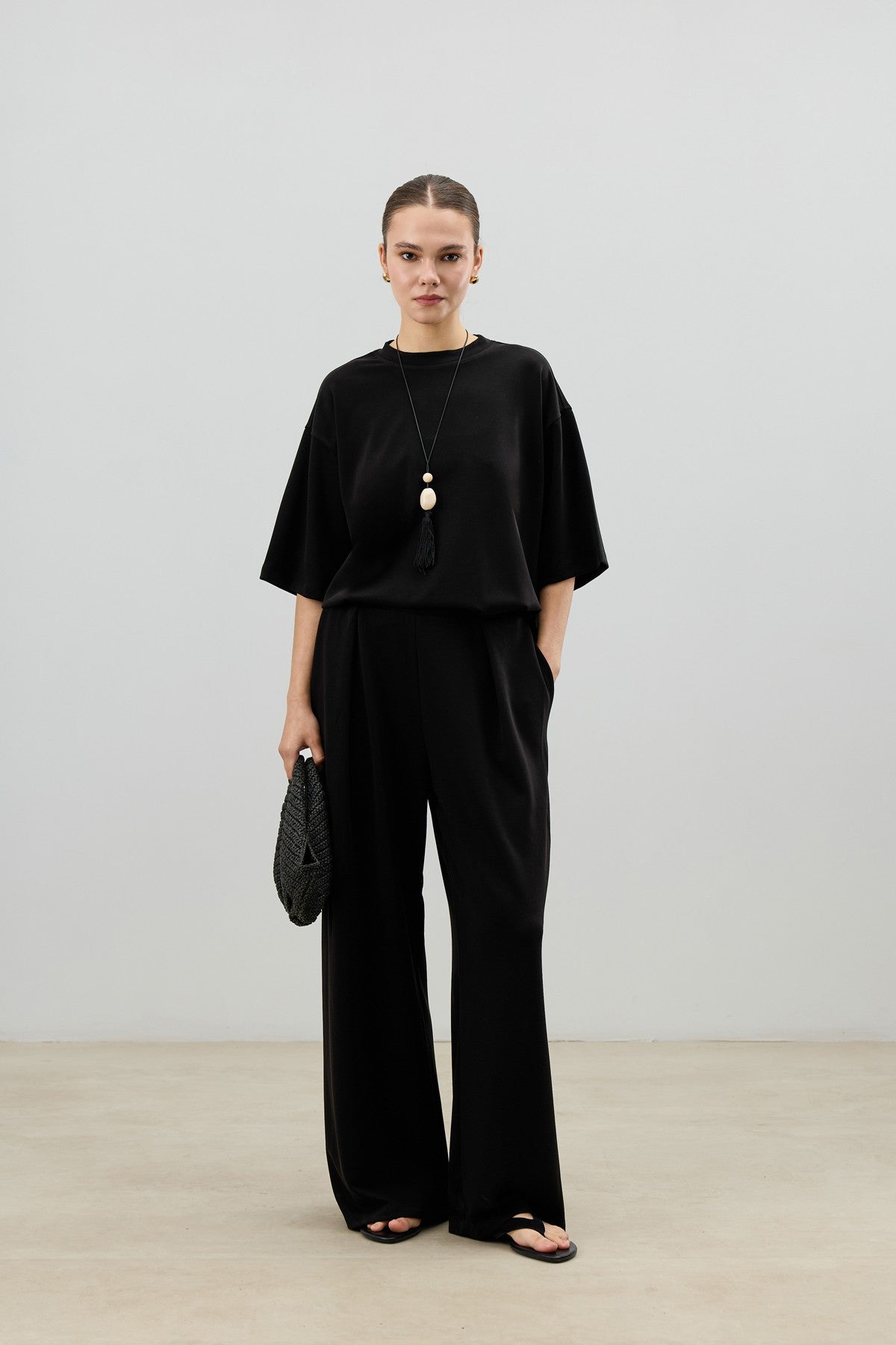 Antioch Modal-Blend T-Shirt and Pants Set for Women