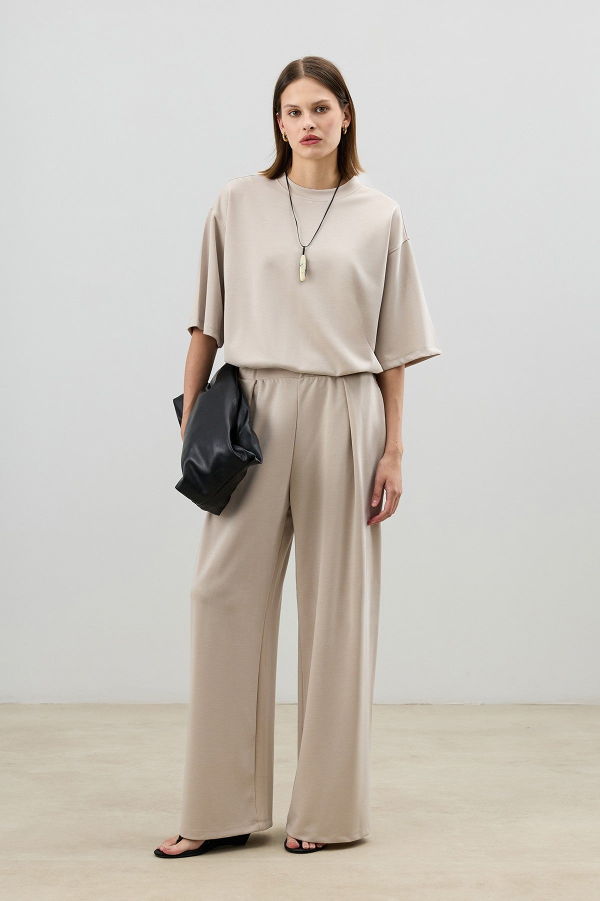 Antioch Modal-Blend T-Shirt and Pants Set for Women