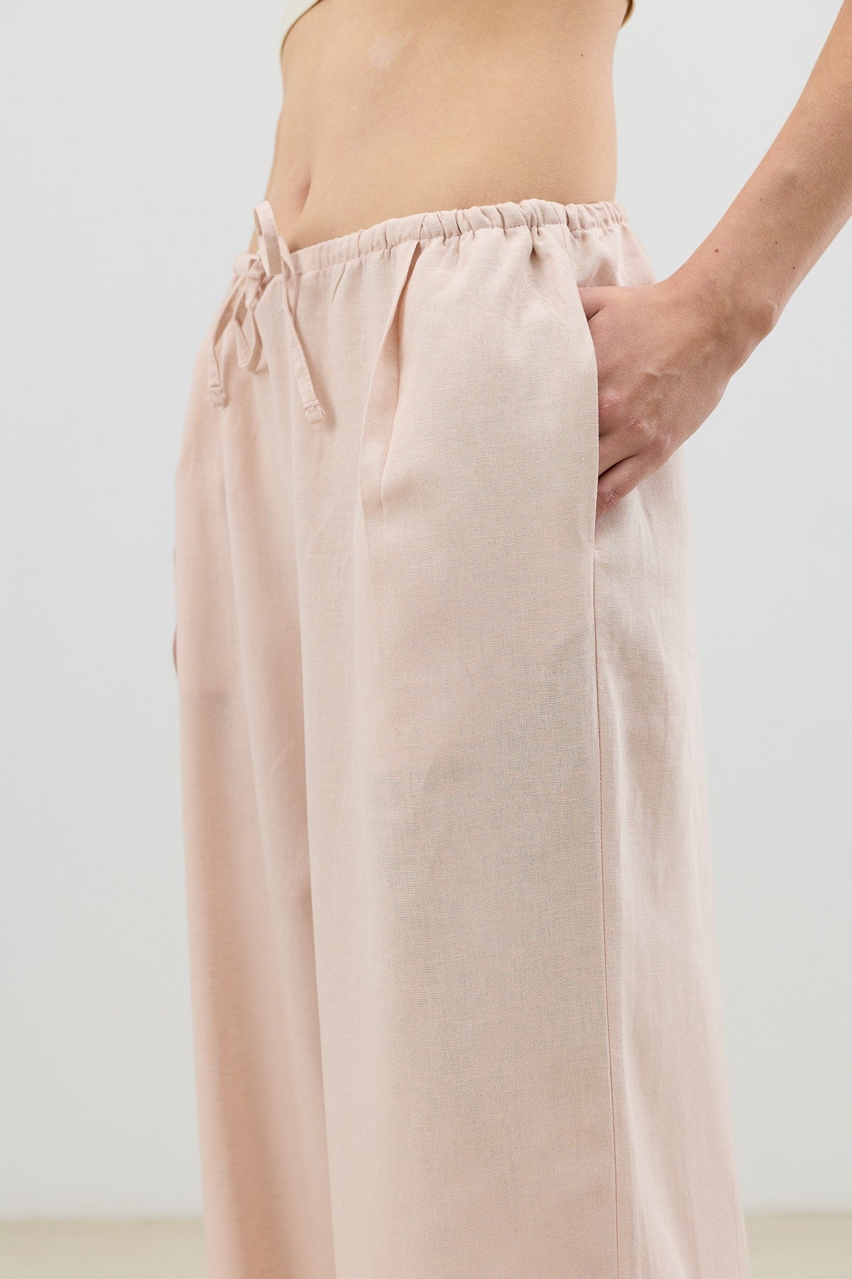 Antioch Linen-Blend Women's Shirt and Pants Set