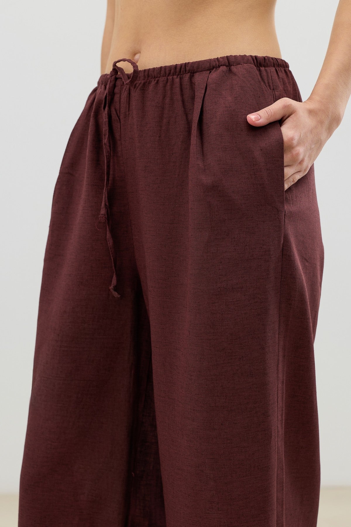 Antioch Linen-Blend Women's Shirt and Pants Set