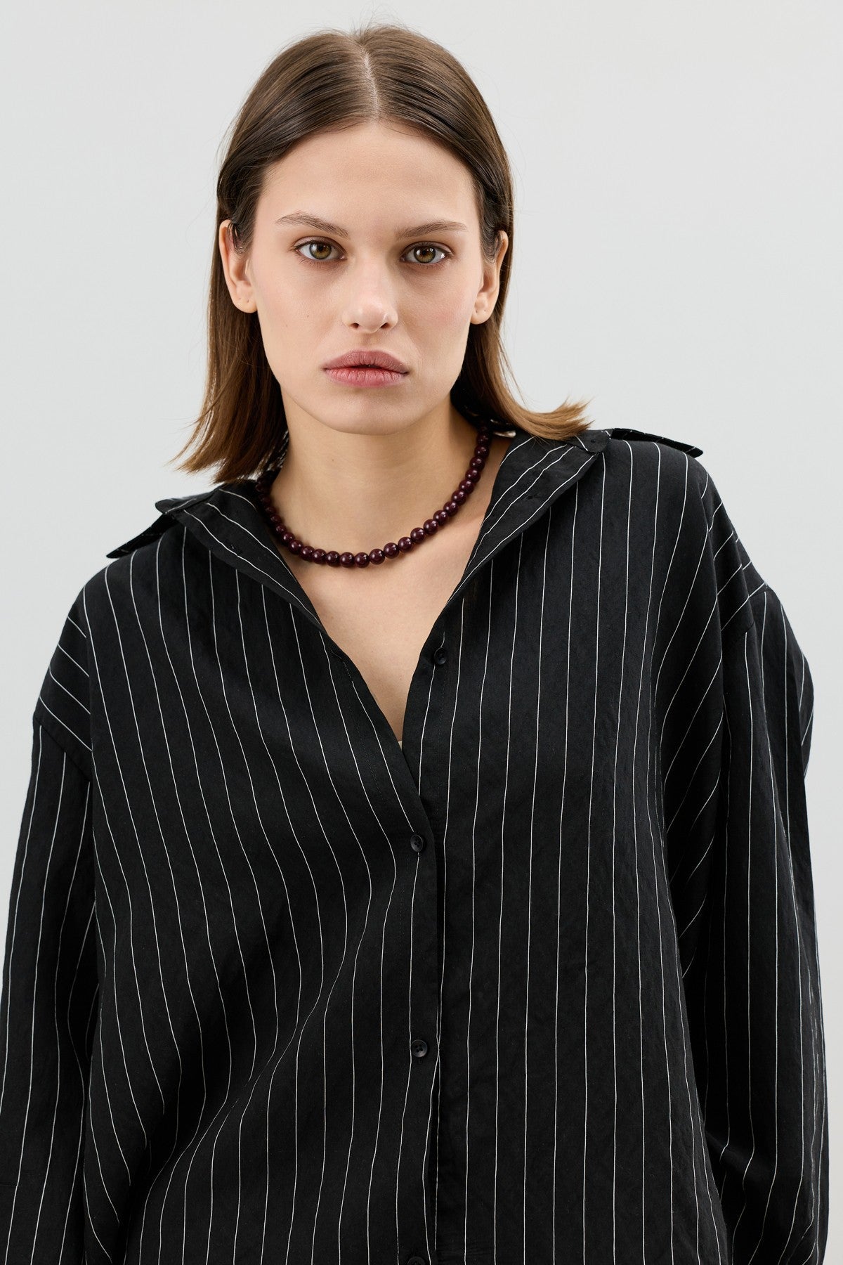 Antioch Modal-Blend Striped Women's Suit Set