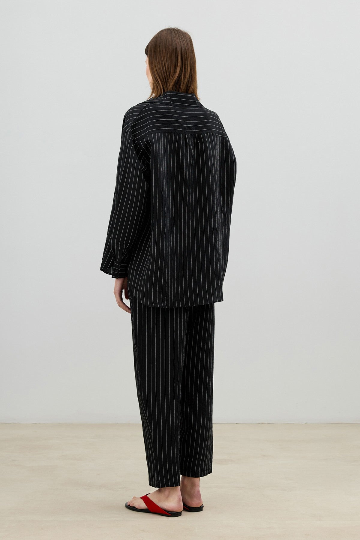 Antioch Modal-Blend Striped Women's Suit Set
