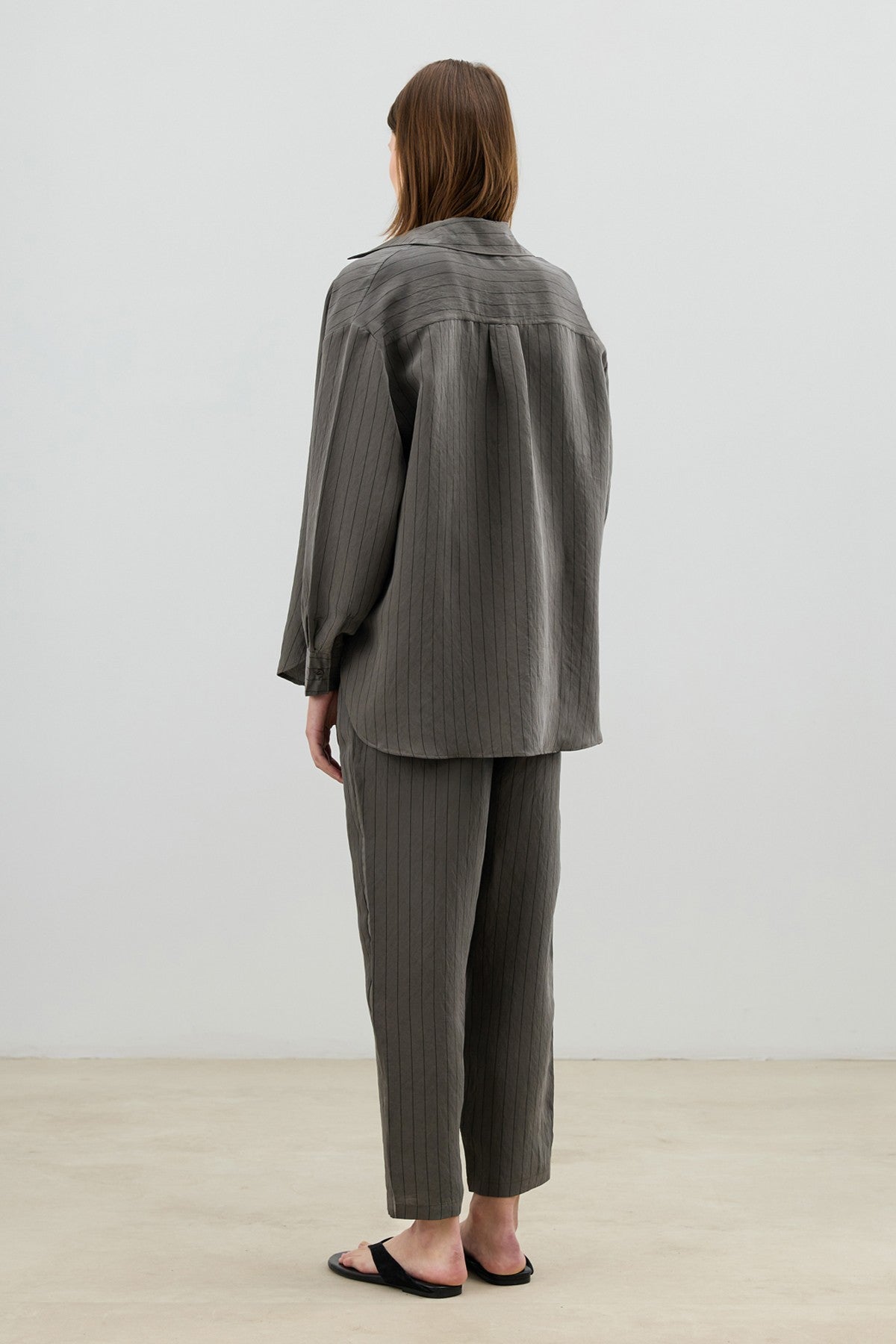 Antioch Modal-Blend Striped Women's Suit Set