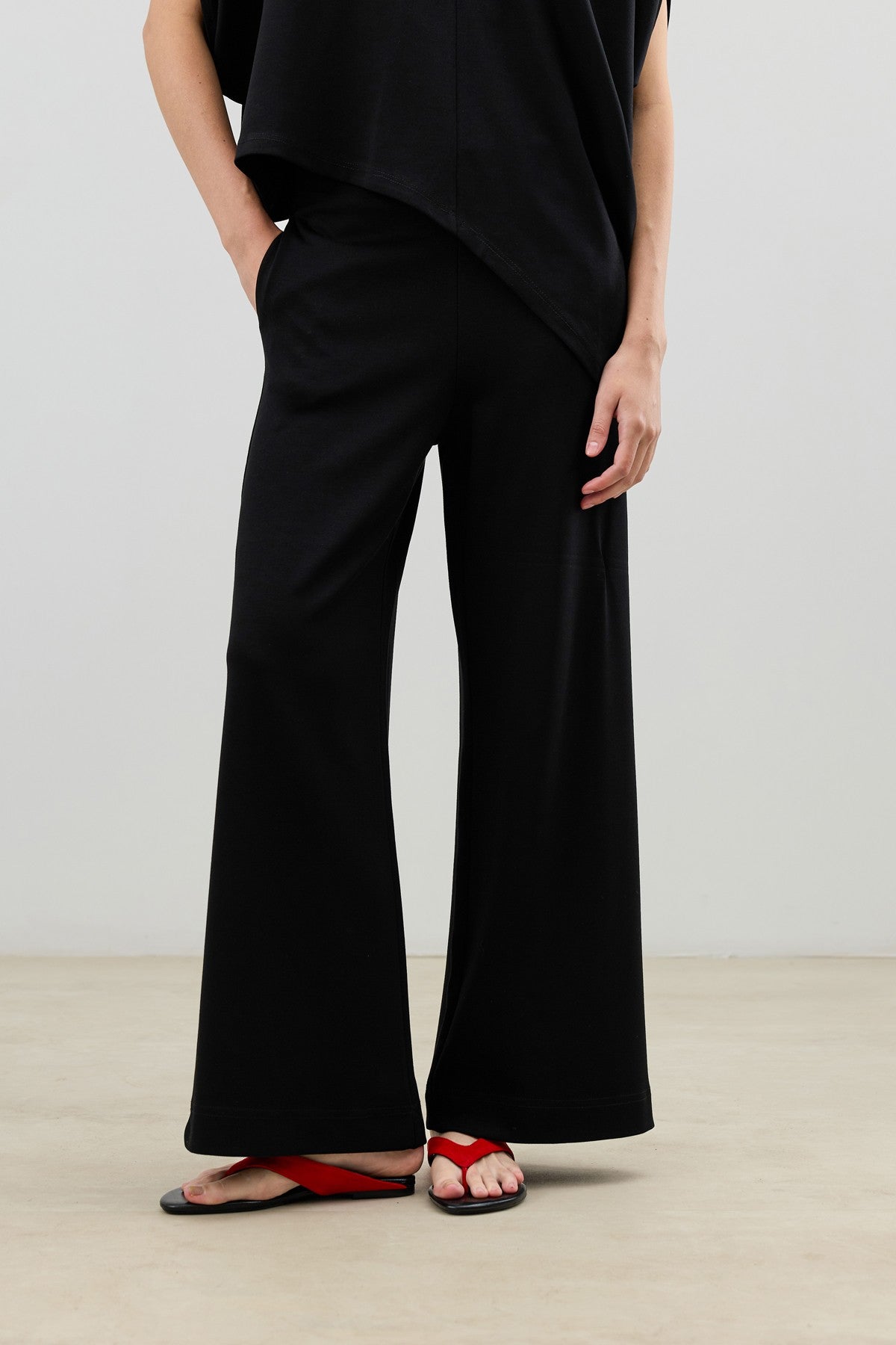 Antioch Asymmetrical-Cut Draped Women's Set