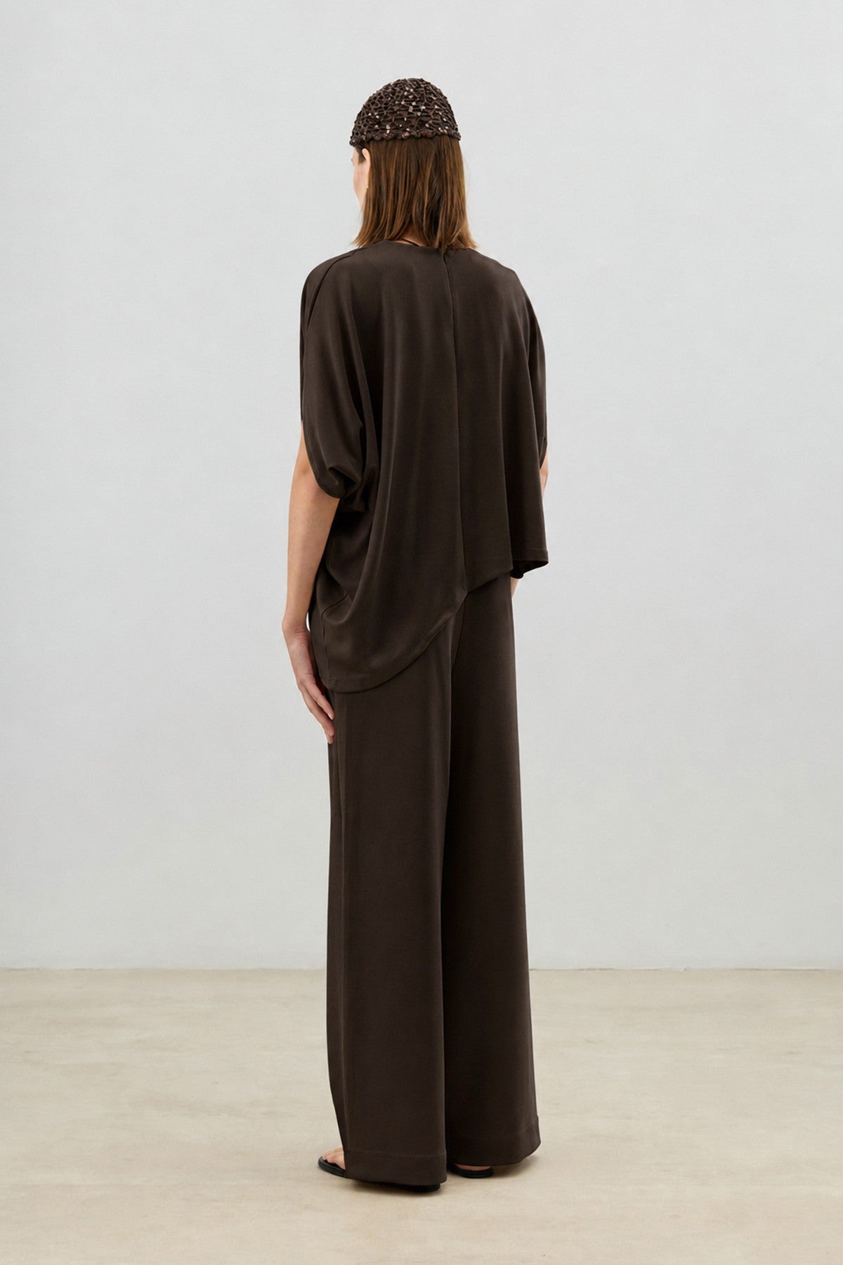 Antioch Asymmetrical-Cut Draped Women's Set