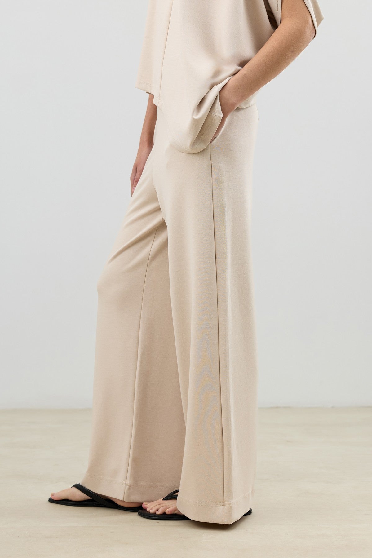 Antioch Asymmetrical-Cut Draped Women's Set