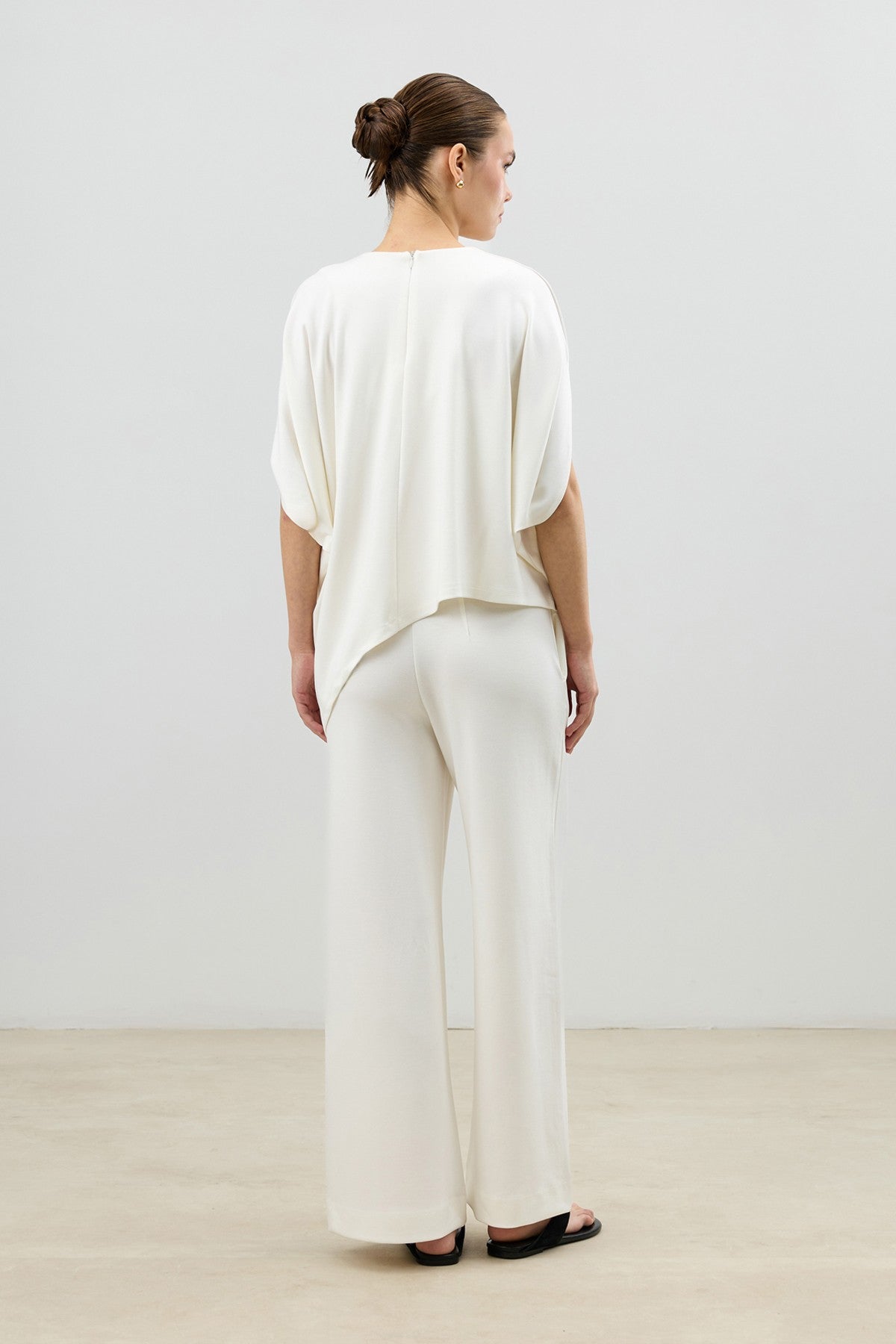 Antioch Asymmetrical-Cut Draped Women's Set