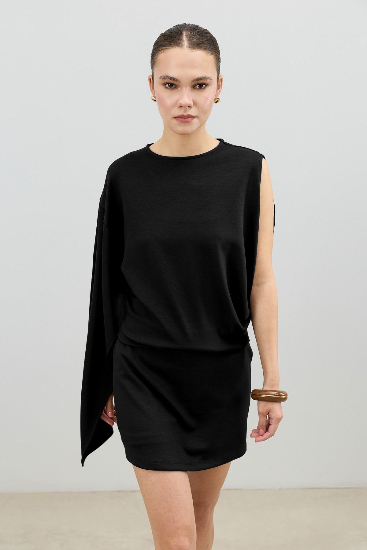 Asymmetrical One-Shoulder Women's Set