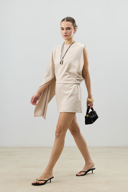Asymmetrical One-Shoulder Women's Set