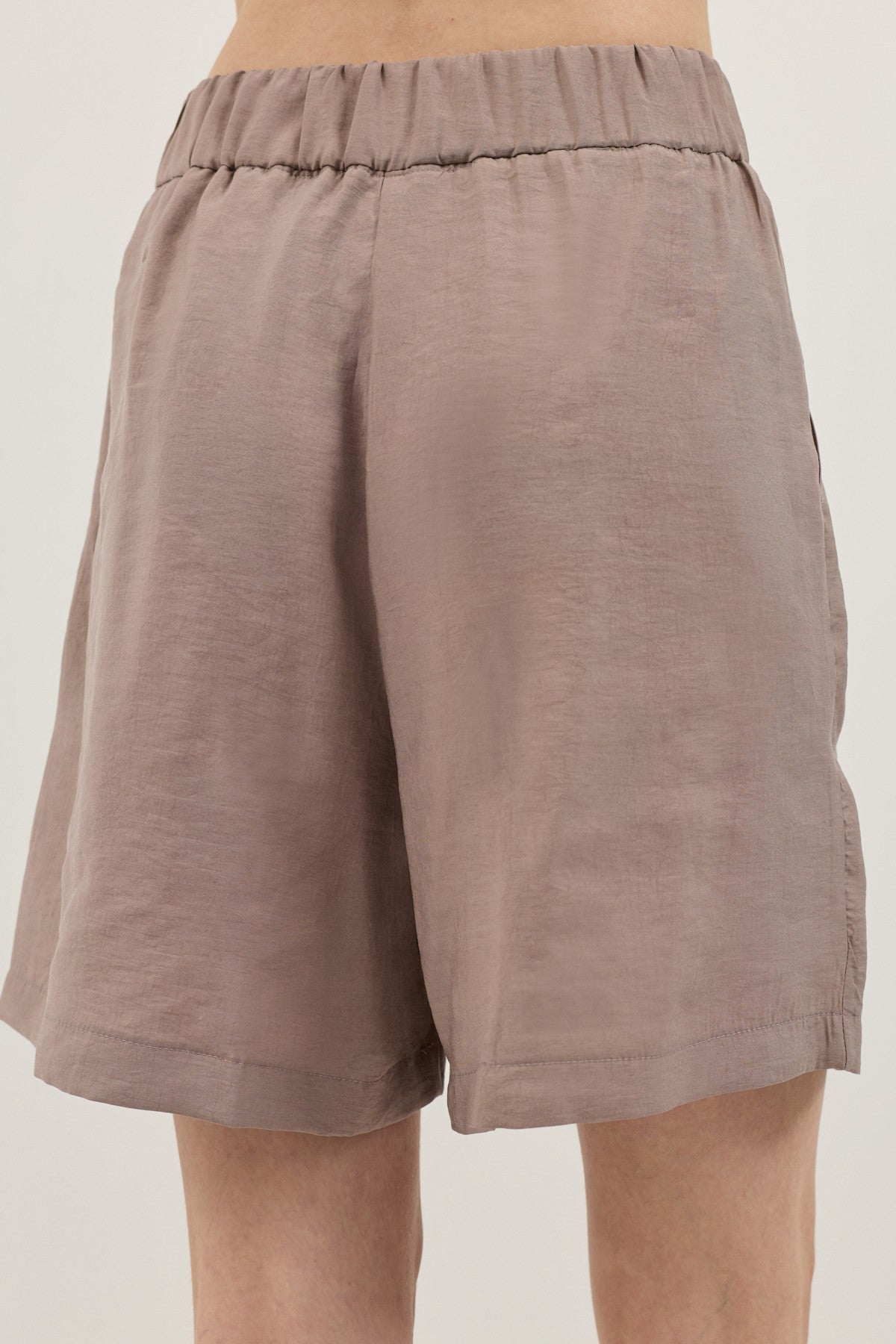 Pleated Vest and Shorts Set for Women