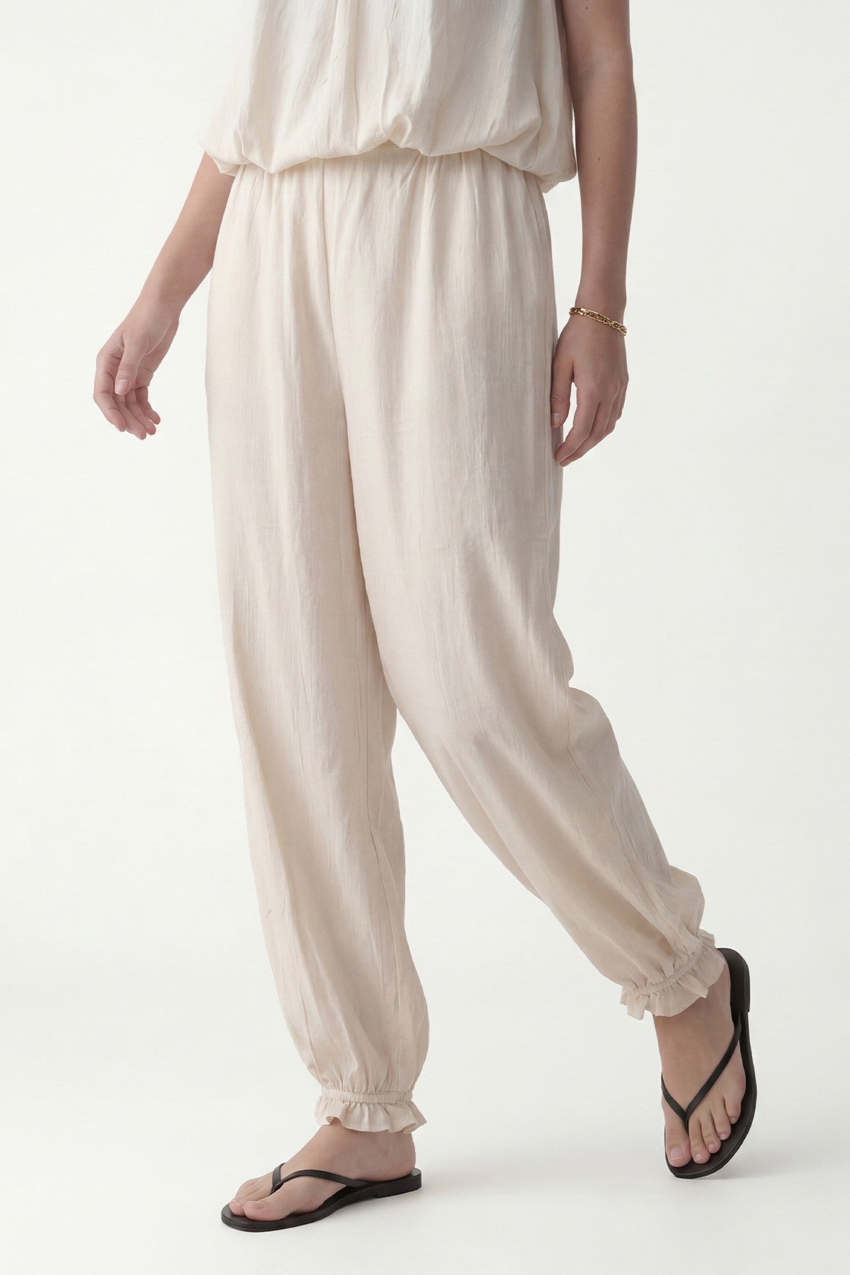 100% Lyocell Blouse and Pants Set