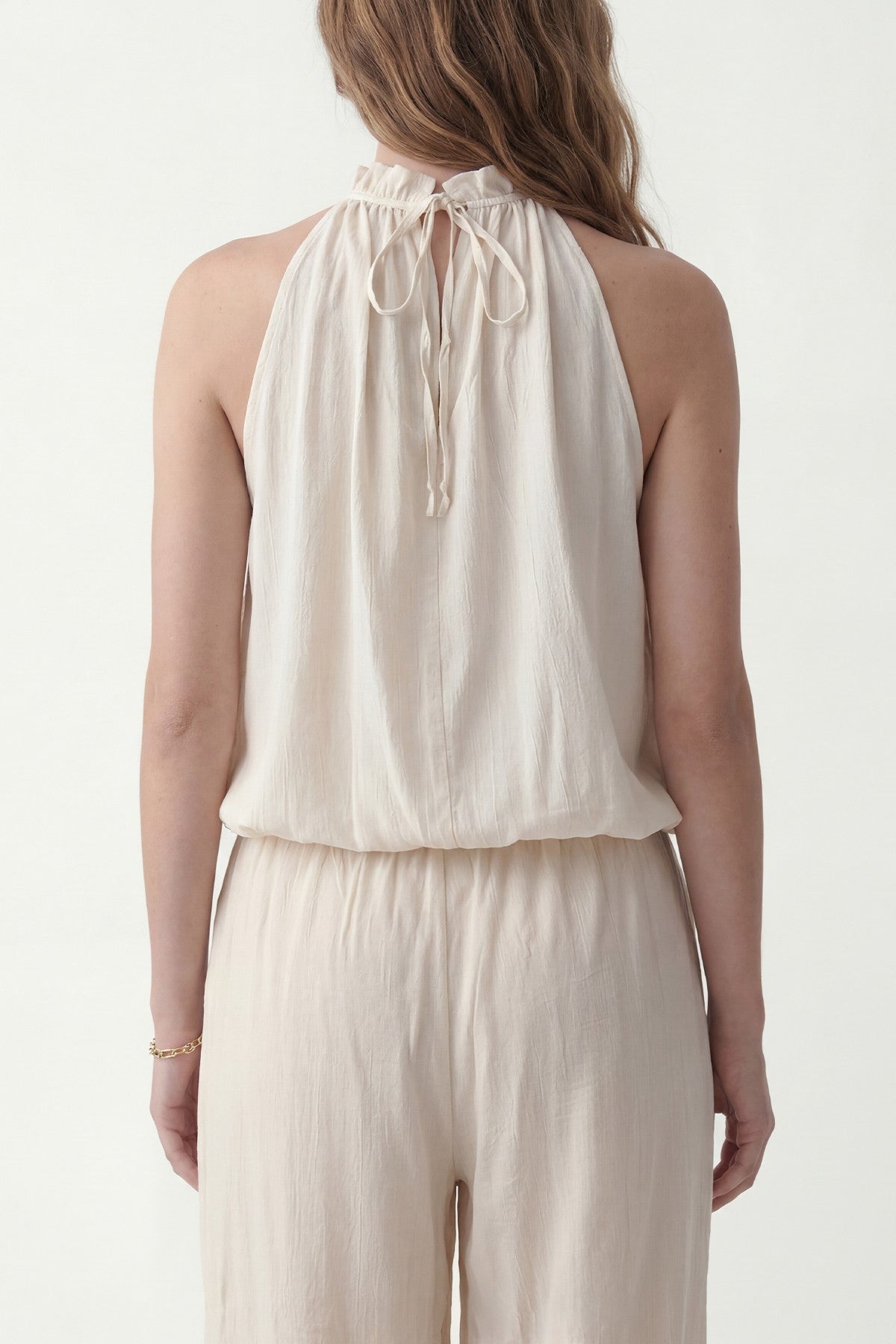 100% Lyocell Blouse and Pants Set