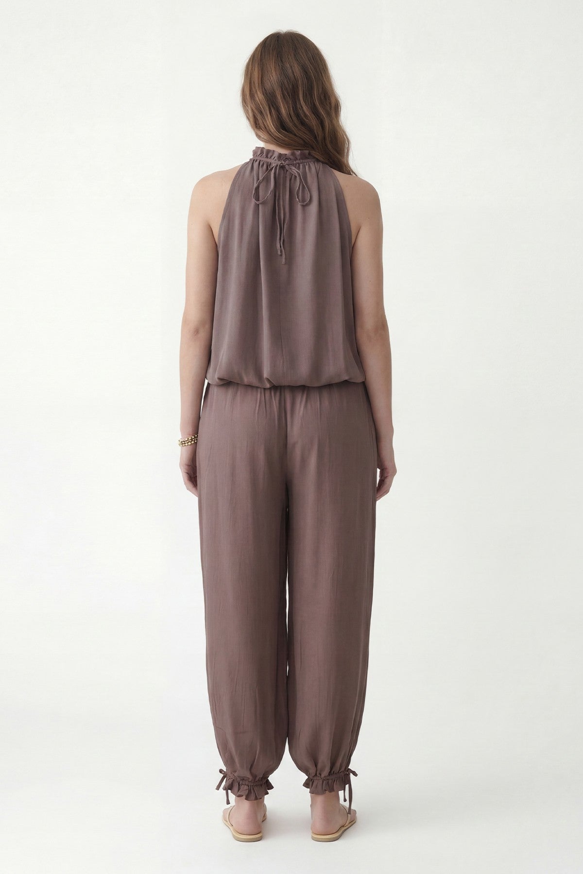 100% Lyocell Blouse and Pants Set