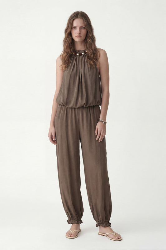 100% Lyocell Blouse and Pants Set
