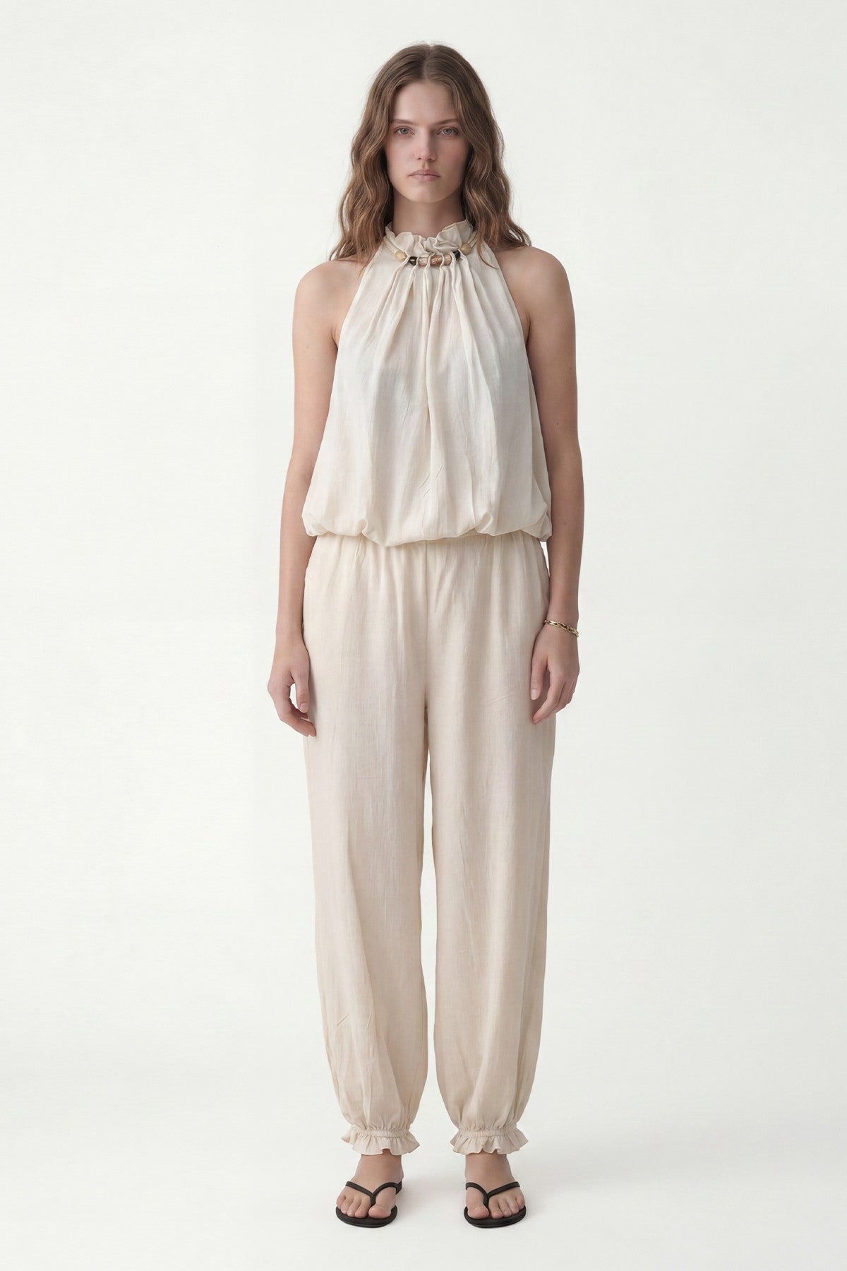 100% Lyocell Blouse and Pants Set