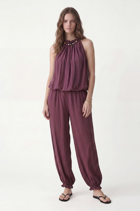 100% Lyocell Blouse and Pants Set