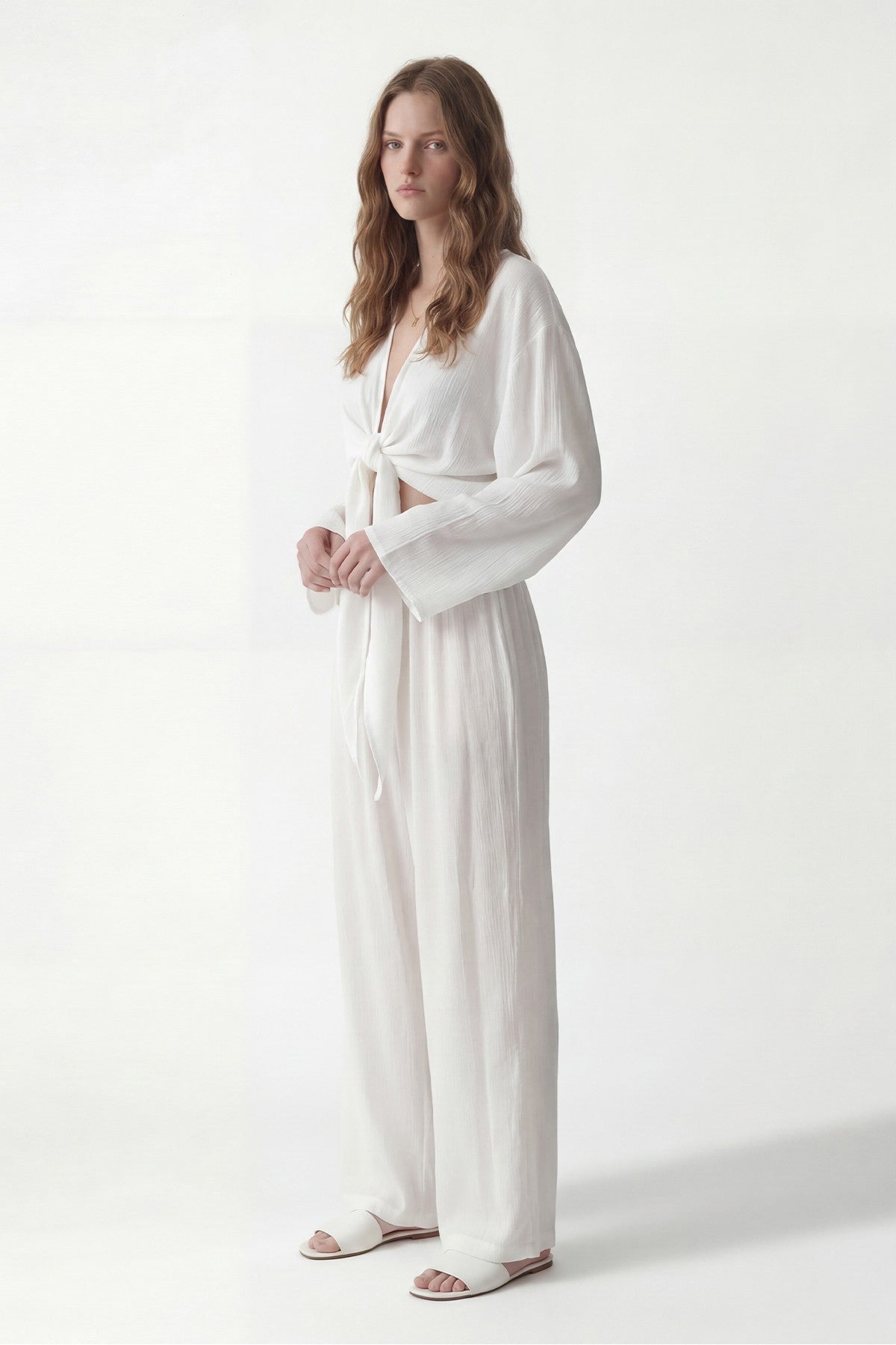 Women's Matching Blouse and Pants Set