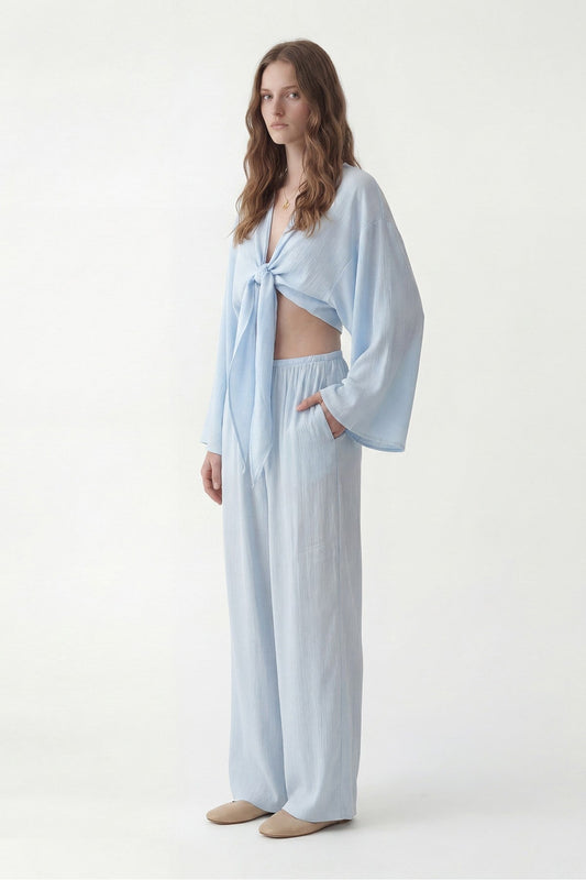 Women's Matching Blouse and Pants Set