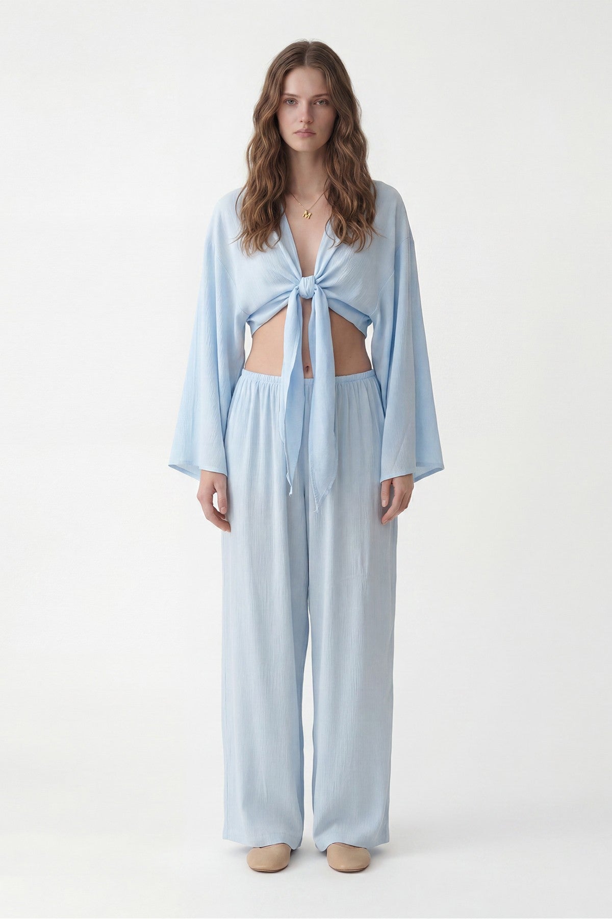 Women's Matching Blouse and Pants Set